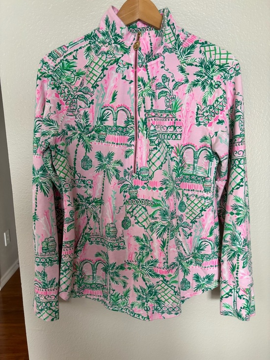 Lilly Pulitzer Tops - Lilly Pulitzer Skipper Popover in Mandevilla Baby Always Worth It